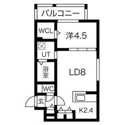 ブランシャール札幌STATIONの物件間取画像